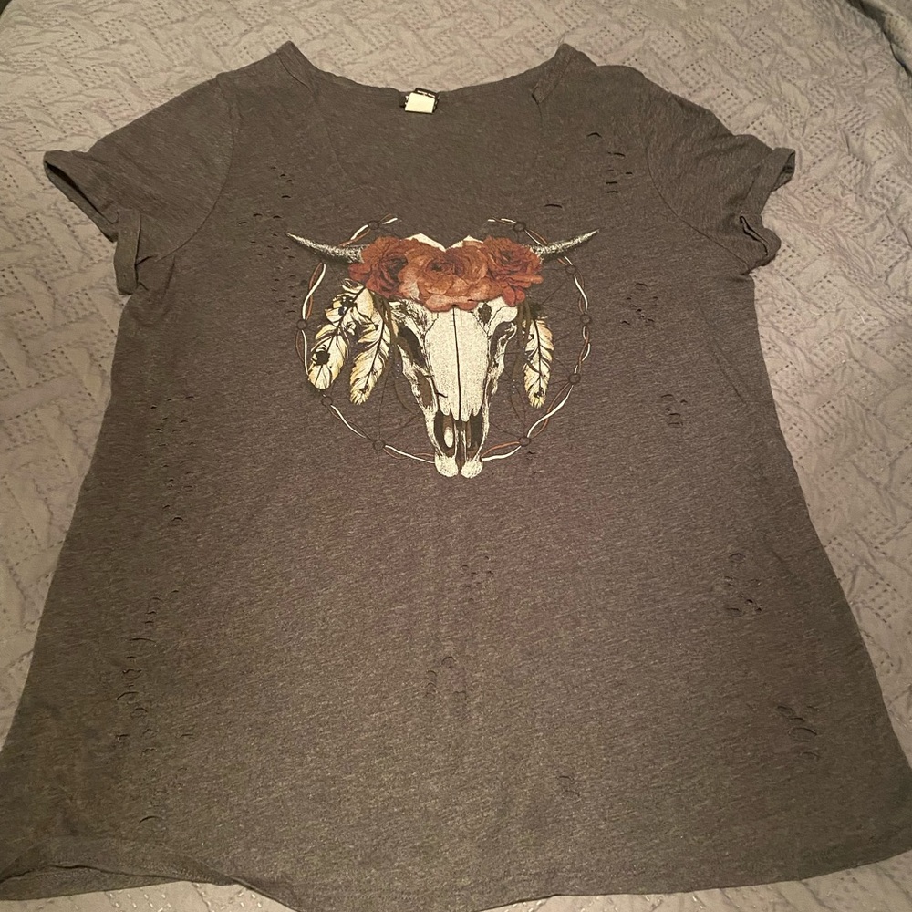 torrid Distressed Rustic T-shirt